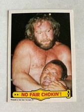 WWF BIG JOHN STUDD And IVAN PUTSKI 1986 Scanlens RARE WWE Wrestling Card #36