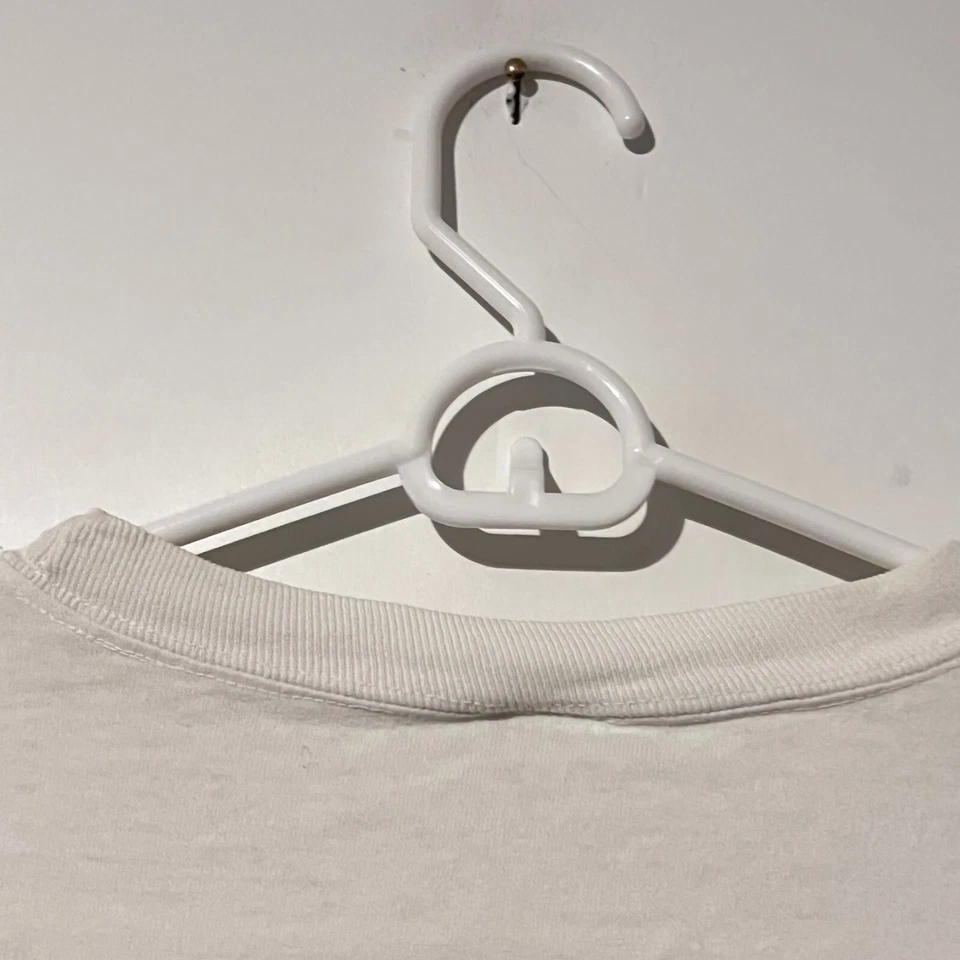 Vintage Warner Bros Boys Kids T-Shirt Size L White Bugs Bunny Made In USA 90s - Image 4 of 4