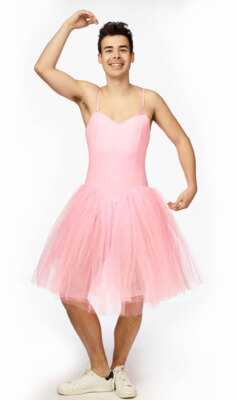 Männerballet Ballerina Kostüm Herren rosa Karneval Fasching KK