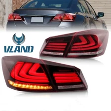 VLAND Full LED Tail Lights For 2013-2015 Honda Accord Sedan w/Sequential Signals