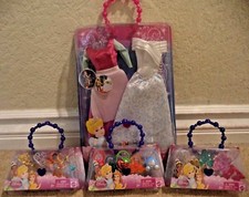 DISNEY PRINCESS CINDERELLA CLOTHES ACCESSORIES SHOES TIARA PURSE NECKLACE NEW