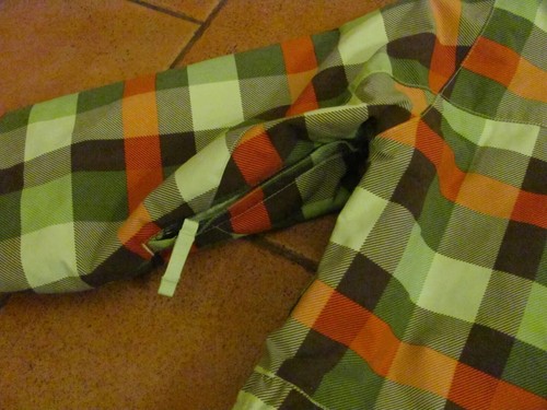 Skiing Burton Women's Green Orange Plaid Ski Jacket with Hood, Size Small - Picture 9 of 17