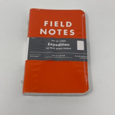 New Field Notes FNC-17 Limited Edition Expedition (Sealed 3-Pack) Rare