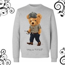 Beautiful teddy bear sweatshirt, USA teddy bear sweatshirt, teddy bear style tee