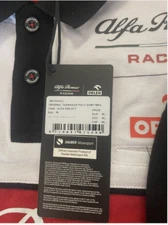 Women Alfa Romeo F1 Team ORLEN Polo Shirt Kimi Raikkonen NWT Original Teamwear