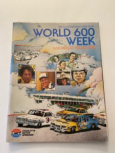 K3) World 600 Charlotte Richmond NASCAR Race Bobby Allison Win Program 1981