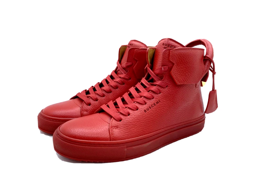 Buscemi Sneakers 125MM Red Leather New shoe Size 41 Eu eBay