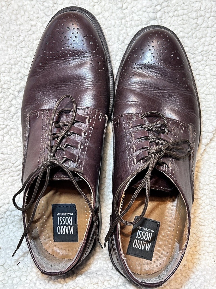 ? Mario Rossi Elegant Chestnut Leather Men\'s Oxfords MARIO ROSSI DRESS SHOES/Amf37 – MilanoMensWear main image 2