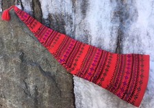 CAPPELLO SCI VINTAGE ANNI 80 tutto lana 36” STOCKING nappa con fascia in pile MADE USA