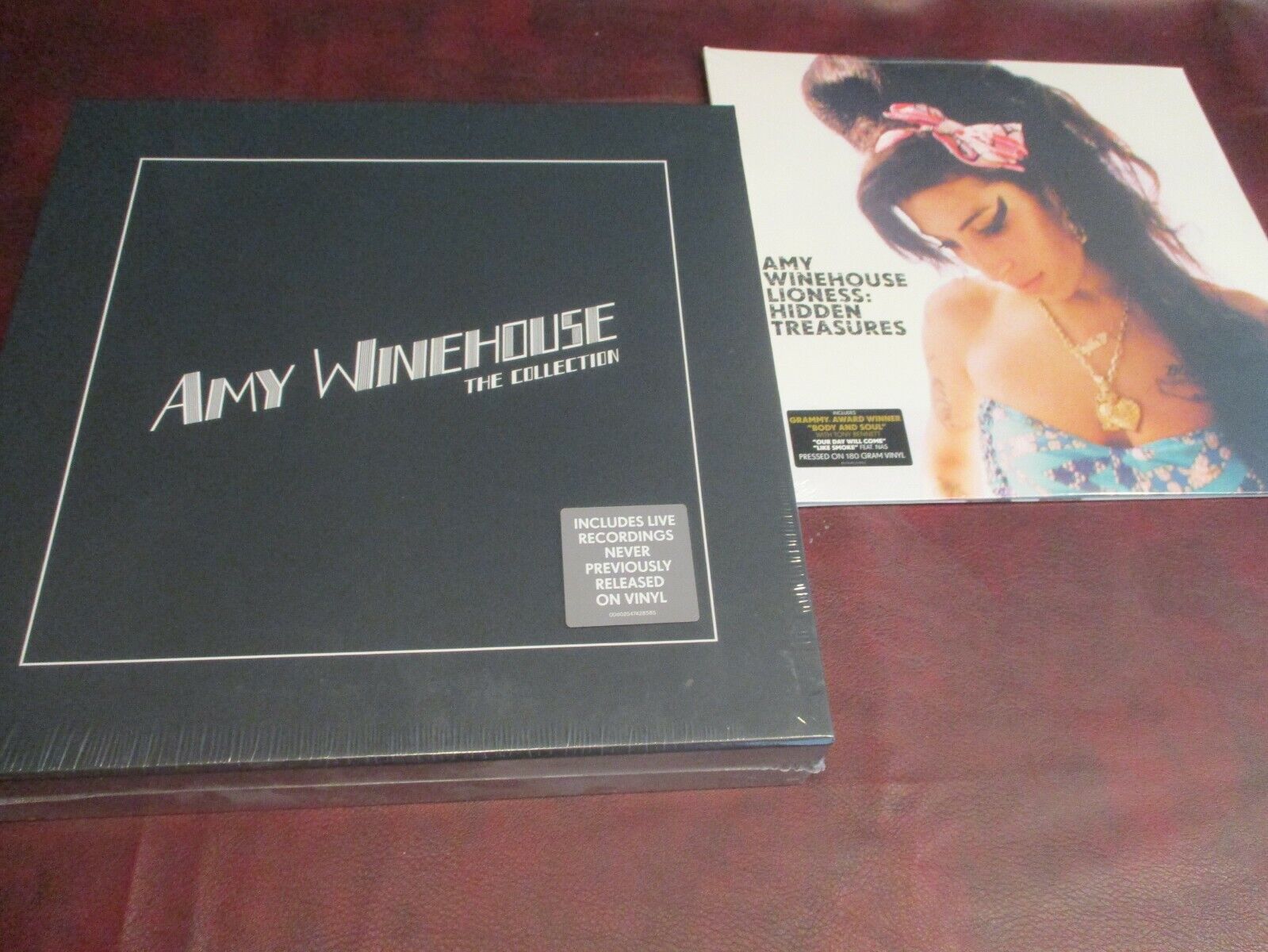 AMY WINEHOUSE DELUXE VINYL 8 LPS BOX SET COLLECTION + 1 BACK-UP VINYL LP SET