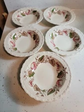 ANTIQUE 5pc MYOTT & SON CO LTD ENGLAND CLARISSA FRUIT BOWLS 