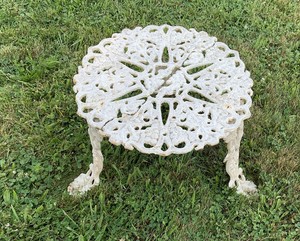 Badass 100 Authentic Vintage Ornate Cast Iron Grape Leaf Vine Pattern Table For Yard Garden Set On Sale Www Comunidadilgo Org