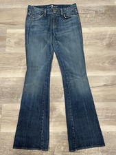 7 For All Mankind A Pocket Low Rise Flare Jea...