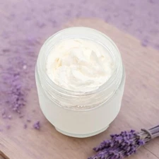 Pure Avocado Body Butter with Lavender, 100% Natural Whipped Skin Cream
