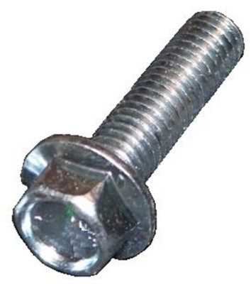 10 M10 - 1.5 x 20mm Hex Flange Bolts Large O.D. Class 10.9 Zinc IFI 536