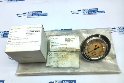 #ad World Water GALK0464 Pressure Gauge 0 160Psi Liquid Filled $170.05