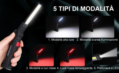 Lampada da palestra per posa, dimmerabile a 7° marcia