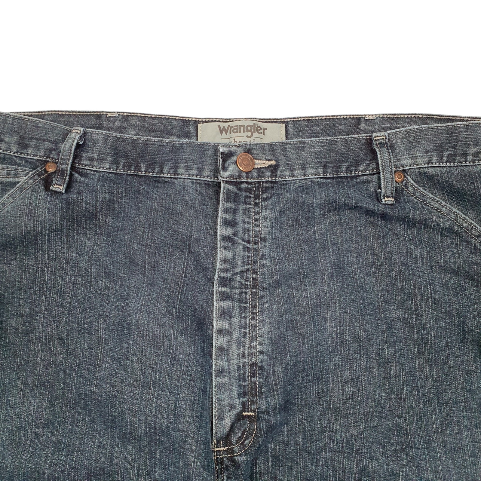 WRANGLER Jeans Loose Fit Blue Denim Trousers Carpenter Pants Workwear W40 L34 image 2