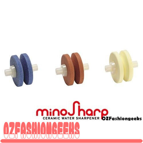 Global Minosharp Plus 3-Stage Cerami wheel Replacement Sharpener 550 79727 Po - Picture 1 of 2
