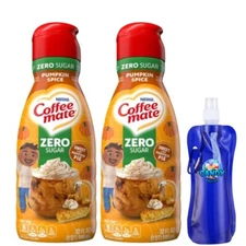 CoffeeMate Sugar Free Pumpkin Spice Coffee Creamer 32 oz 2 pk w/ Bottle