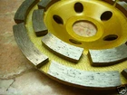 4" inch THK PROfessional Diamond sintered segment grinding wheel disc disk 2 ROW