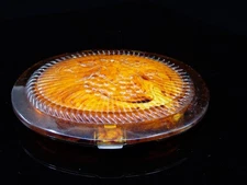 Vintage Ton Ton Faux Tortoiseshell Compact with Sterling Silver Trim Grape Motif