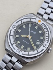 Vintage Watch Eberhard Sub Diver Scafograf 50 Atm  44mm Automatic Swiss Original