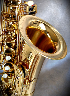 Unique SELMER ''Omega'' Alto Sax w/Luyi Hard Shell Case & Rico A3 Mpc. - VERY NICE