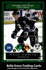 1995-96 Playoff One on One Challenge Paul Kariya #2 Anaheim Mighty Ducks