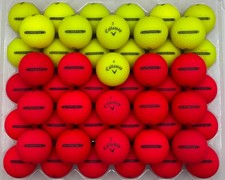 Callaway Yellow/Red Superfast Golf Balls-Lot of 50-4A/5A High Grade-See Pix