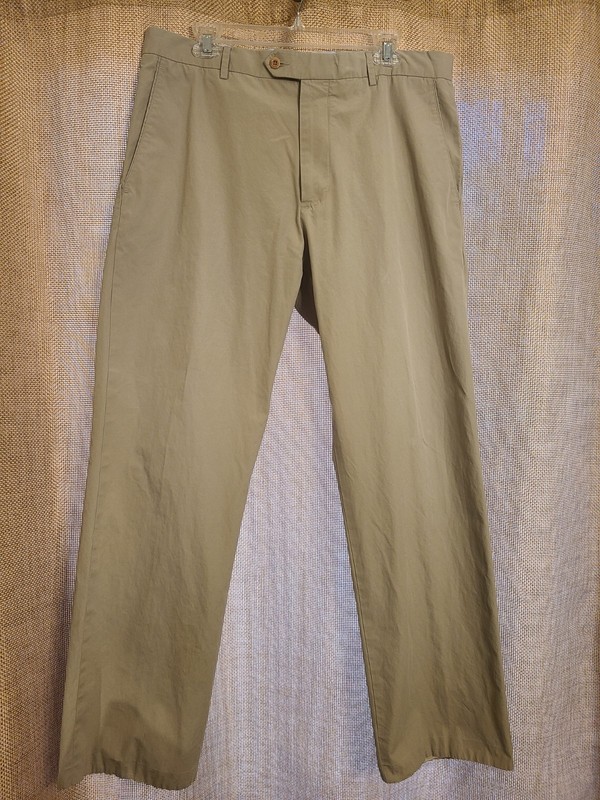 Banana Republic Non-Iron Tailored Slim Fit Dress Pants Men’s 36x32 Khaki 