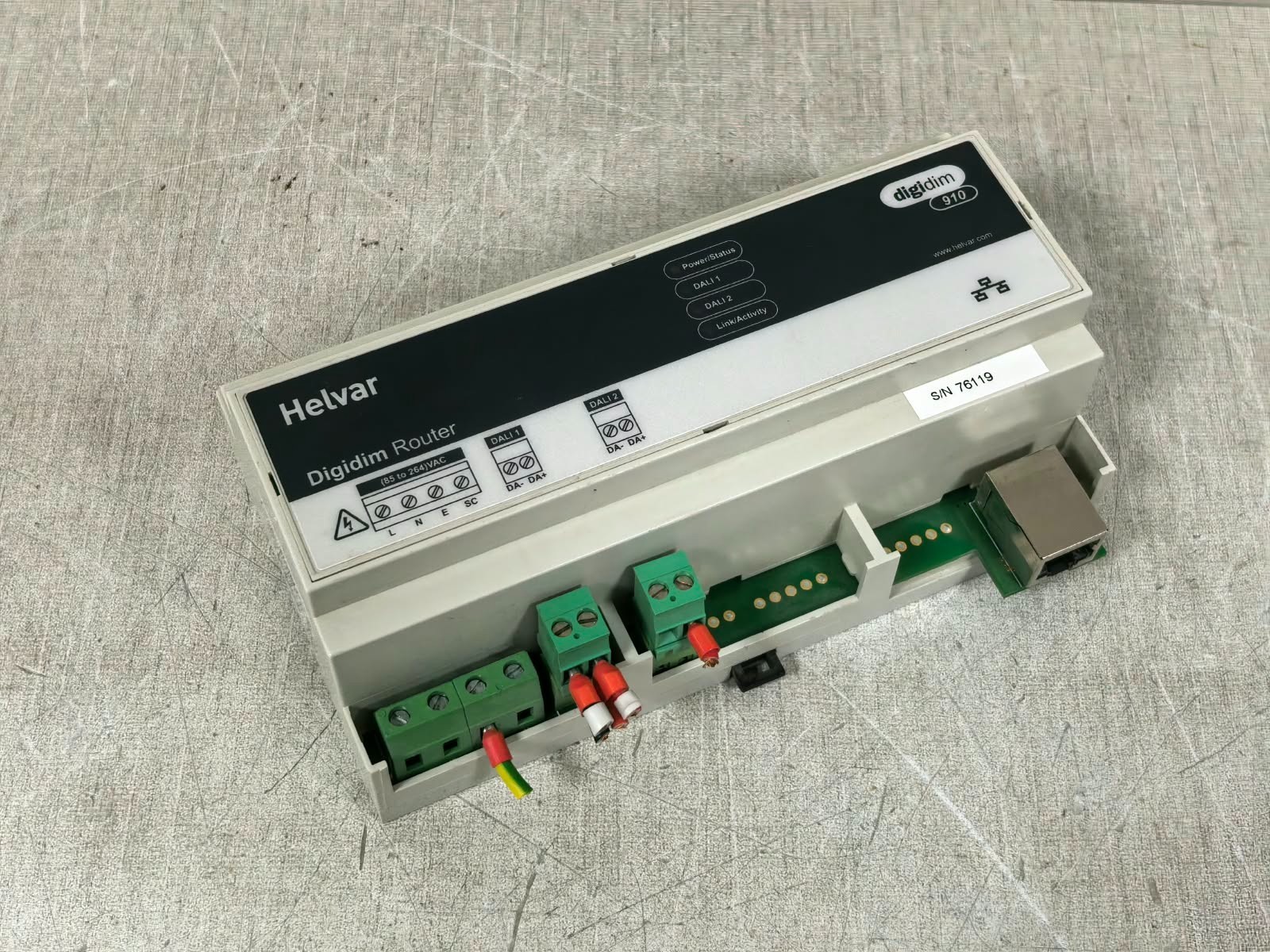 HELVAR 910 REV.30 HELVAR 910 DIGIDIM ROUTER REV.30 100MA 230V 5