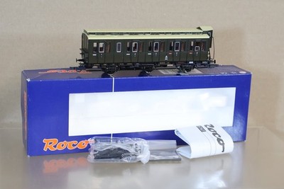 ROCO 45767 K.PEV 1. & 2. Klasse Lokal 6-Wagenlaufscoach HO Grün