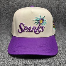 Mitchell & Ness Los Angeles Sparks WNBA Snapback Cap Cream Purple OS