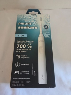 Philips Sonicare 4100 Series Electric Toothbrush White DAMAGED BOX