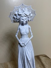 💀 Día de los Muertos Figurine – 6” Granite PLA 3D Printed Sculpture