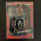 2024-25 Panini Prizm Black Stephon Castle RC Red Power /75 SpursOpens in a new window or tab