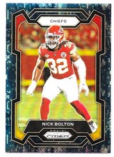 2023 Panini Prizm Nick Bolton #148 Prizm Navy Camo /25 Kansas City Chiefs
