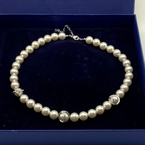 Collar Perlas Swarovski DESNUDO TODO ALREDEDOR 16”-181/2” + 2 Extensores Cristal 1179752 Foto 2 de 4