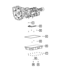Genuine Mopar Transmission Oil Pan 68333441AA