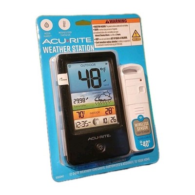 AcuRite Color Weather Station w/Remote Sensor Temperature, Humidity LCD Screen