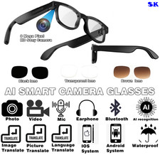 AI-enabled Camera Glasses Voice control for Secret recording