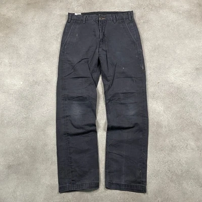 Pantalon chino Levi's pour hommes 30" en coton à jambes droites, noir - Photo 1/4