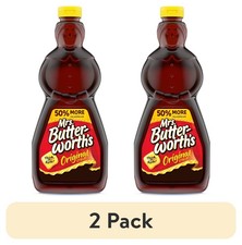2 pack,Mrs. Butterworth's Original Thick, Rich Pancake Syrup, 36 fl oz.