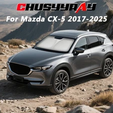 New Thick Foldable Windshield Sun Shade for Mazda CX-5 2017-2025 Sun Visor