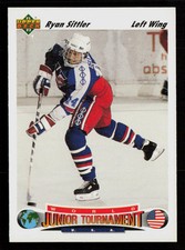 Ryan Sittler 1991-92 Upper Deck #695 RC Rookie USA Hockey Card