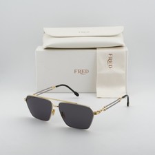 Fred FG40042U 30A Gold/Grey 62-14-150 Sunglasses New Authentic