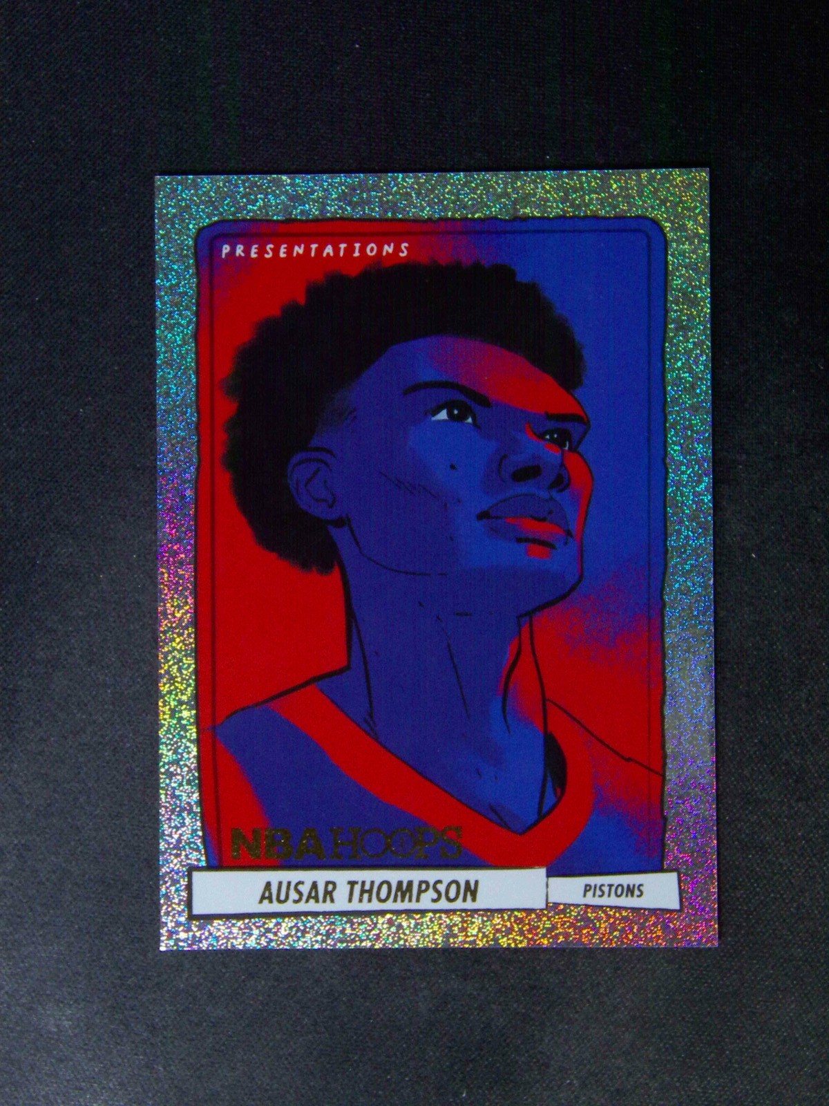 2023-24 Panini NBA Hoops Ausar Thompson #17 RC Rookie Presentations SSP
