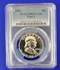 1956 Franklin Half Dollar PCGS PROOF 67 CAMEO, Type 2. Blistering Ben!!!
