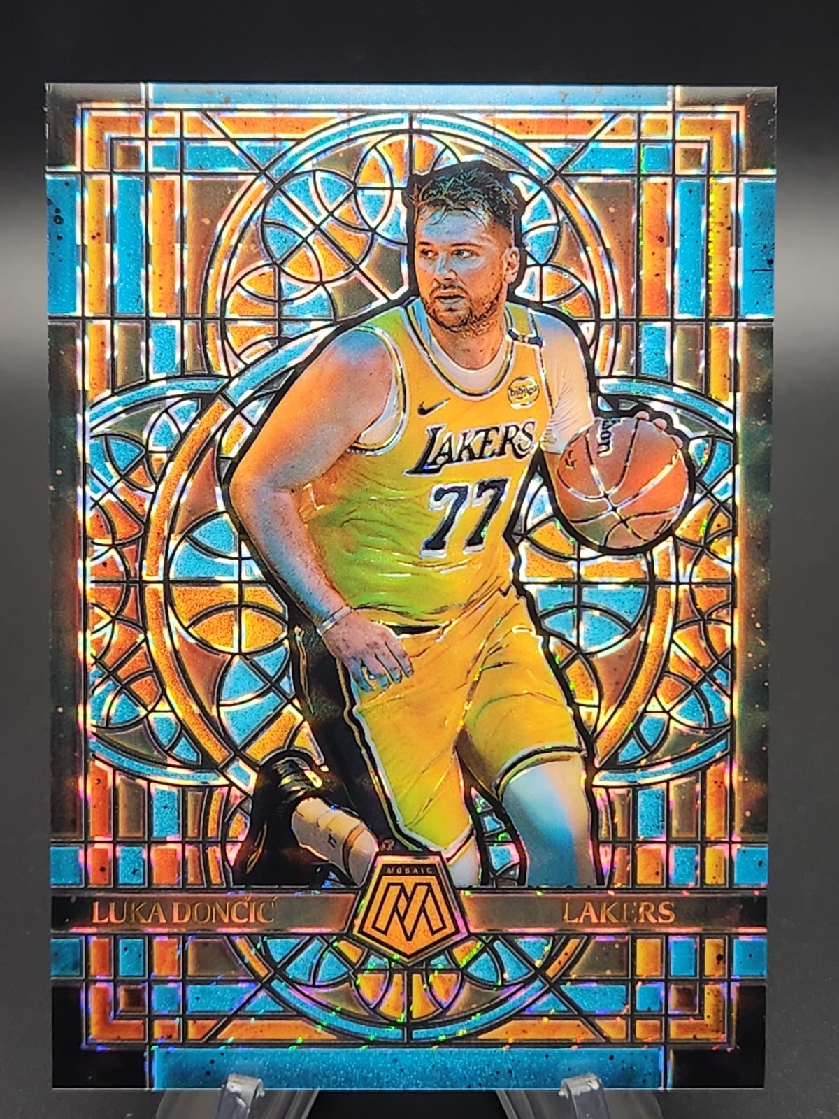 Luka Doncic 2024-25 Panini Mosaic Stained Glass